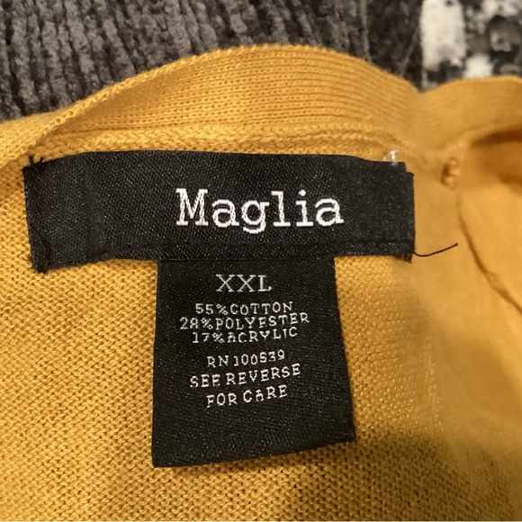 Maglia Yellow Button Down Cardigan - Picture 4 of 4